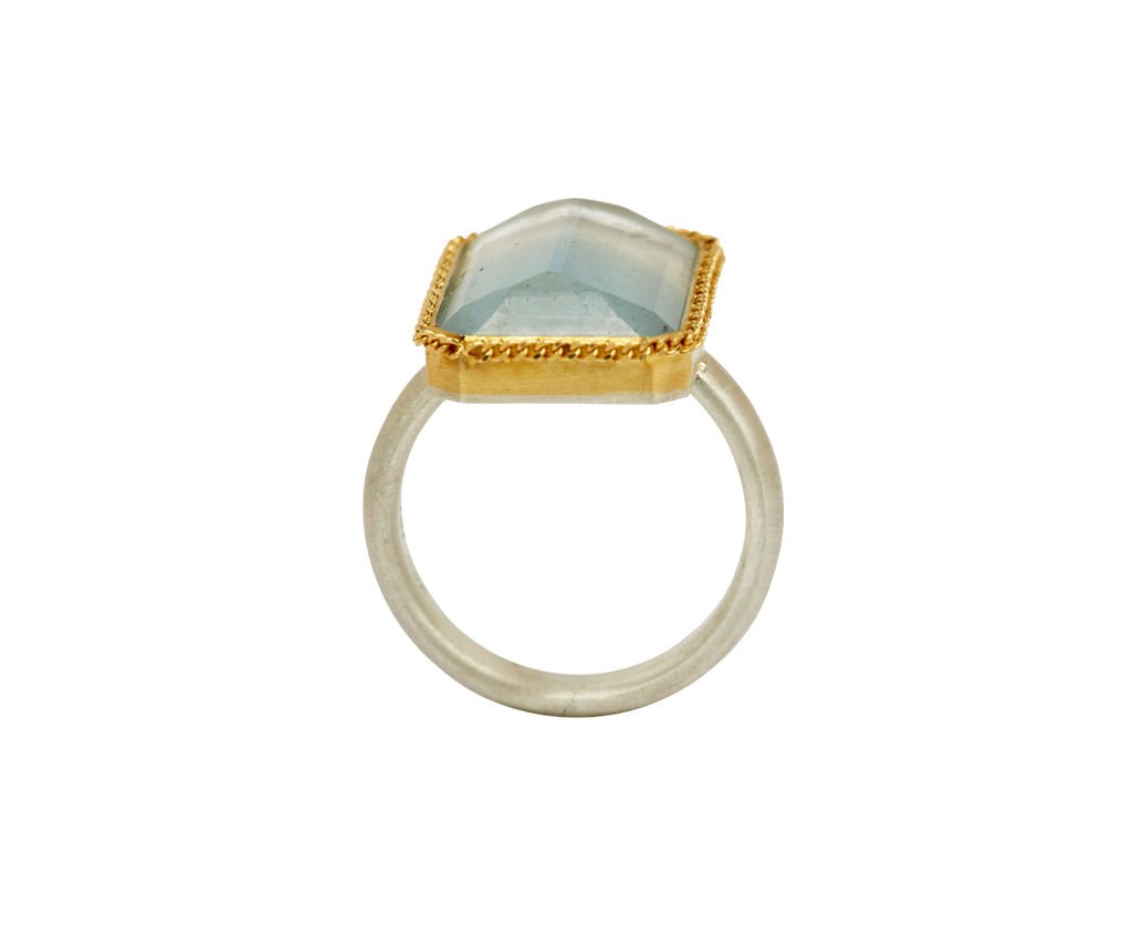 Amali Bicolor Topaz Ring - Top Down View