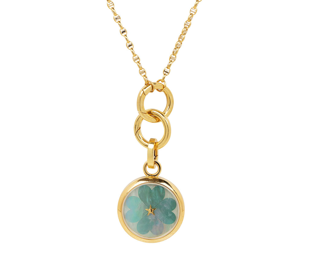 Carpe Diem Four Leaf Clover Mother-of-Pearl Star Second Hand ONLY