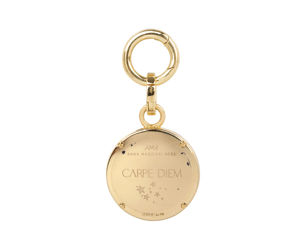Carpe Diem Pink Mother-of-Pearl Beating Heart Star Second Hand Charm ONLY