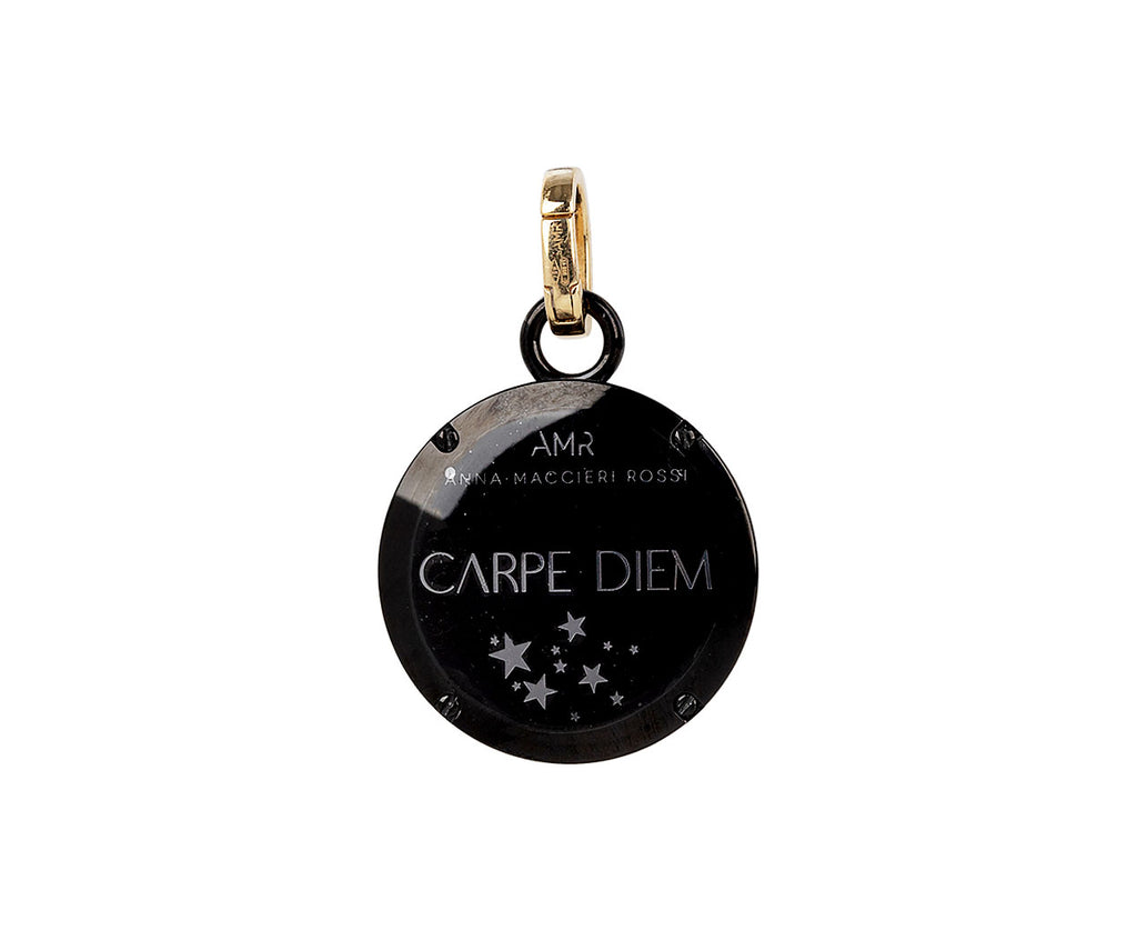 Anna Maccieri Rossi Carpe Diem Black Mother-of-Pearl Second Hand Star Charm ONLY Back