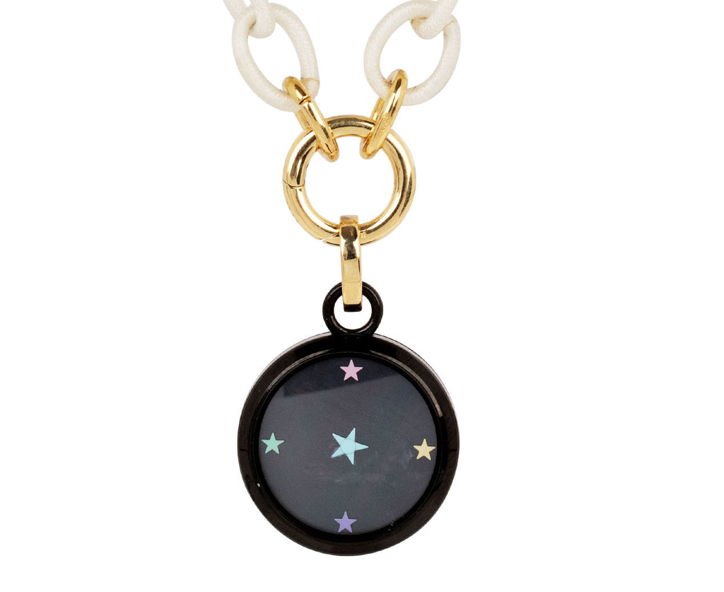 Anna Maccieri Rossi Carpe Diem Black Mother-of-Pearl Second Hand Star Charm ONLY Close Up