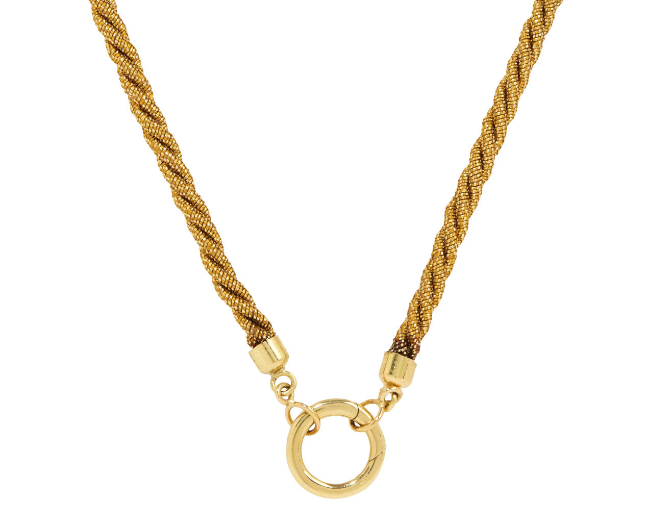 Anna Maccieri Rossi Small Gold Silk Cord Necklace