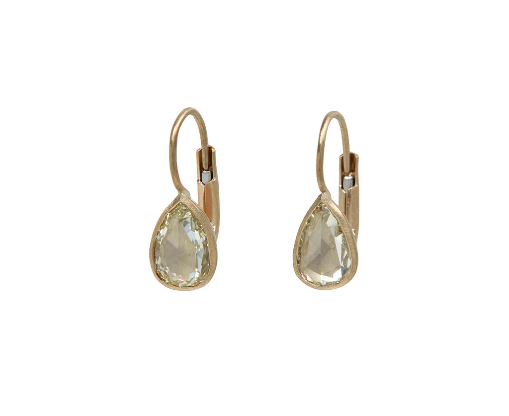 Pale yellow earrings discount