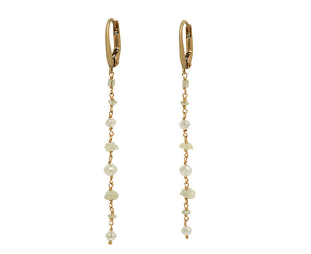 Gray Diamond Rosary Momo Earrings - TWISTonline 
