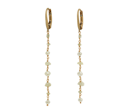 Gray Diamond Rosary Momo Earrings - TWISTonline 
