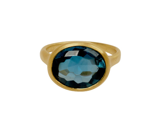 London Blue Topaz Chad Ring - TWISTonline 