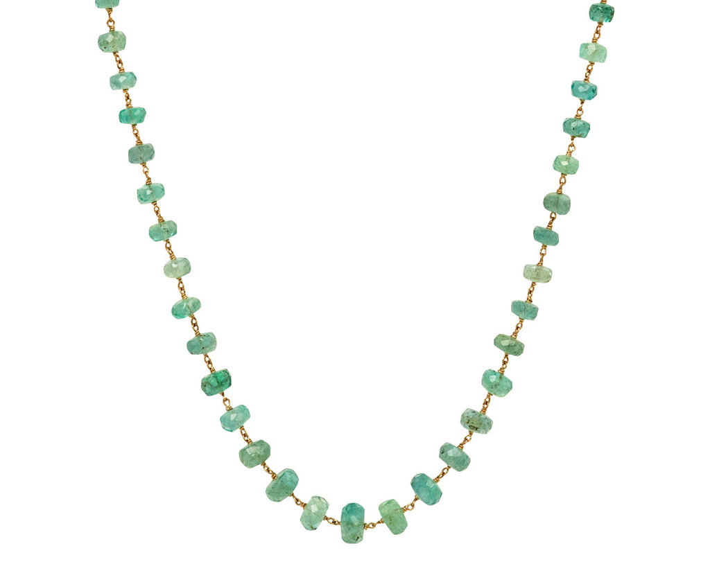 Emerald Rosary Isadora Necklace