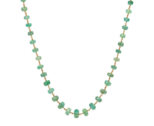 Emerald Rosary Isadora Necklace