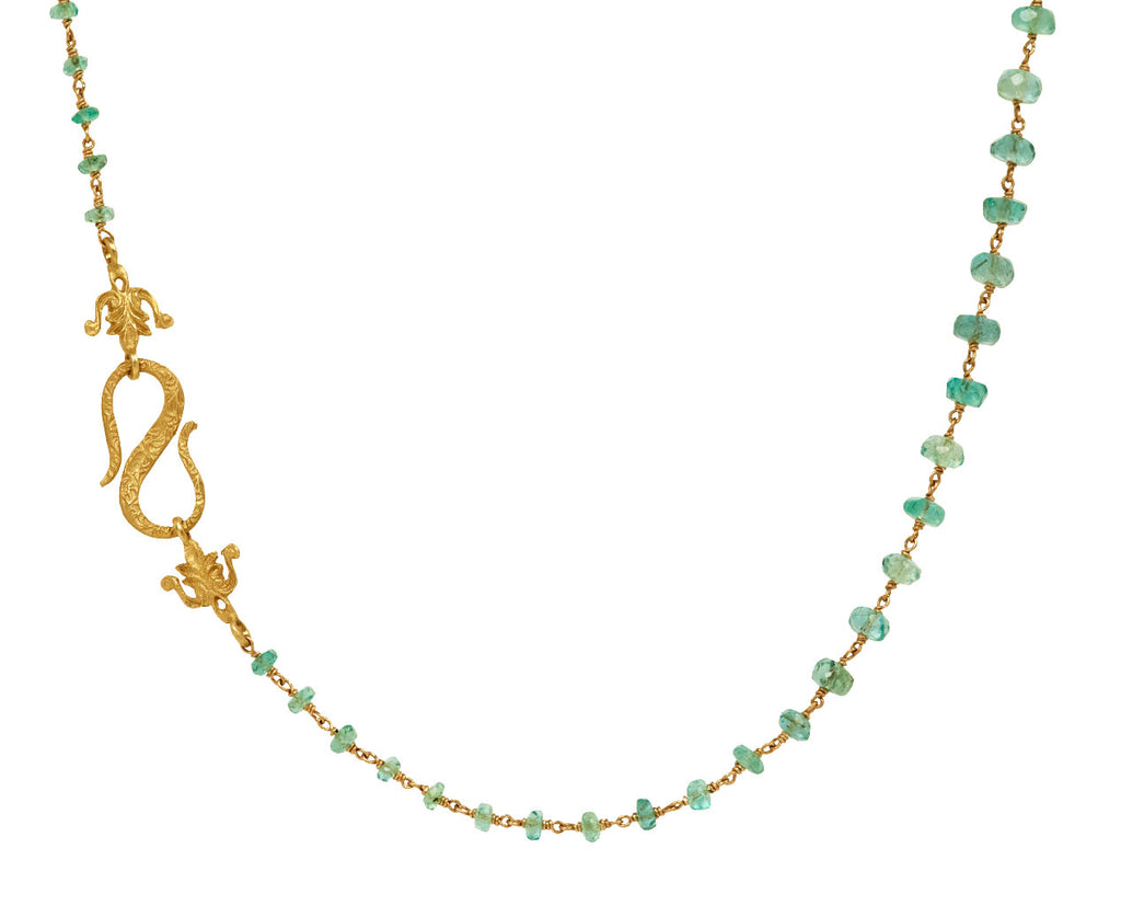 Emerald Rosary Isadora Necklace
