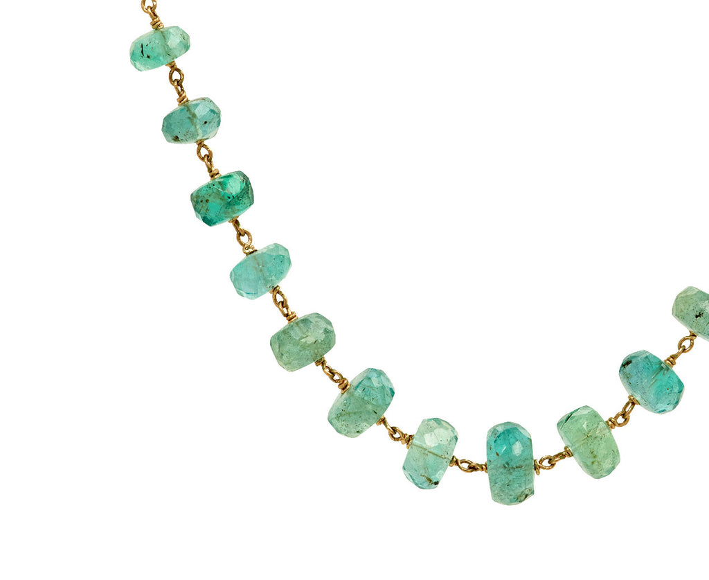 Emerald Rosary Isadora Necklace