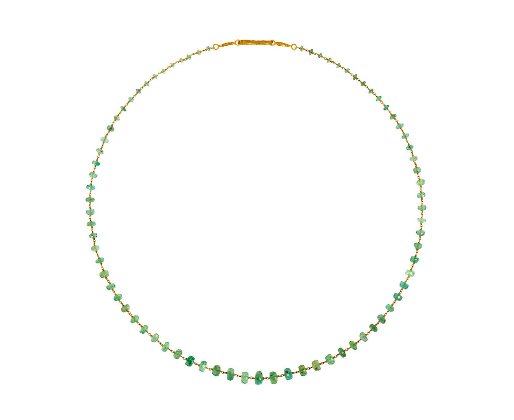 Emerald Rosary Isadora Necklace
