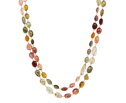 Multicolor Tourmaline Rosary S Paulette Necklace