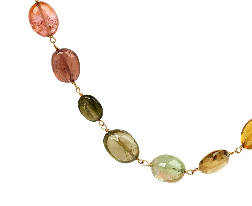 Multicolor Tourmaline Rosary S Paulette Necklace