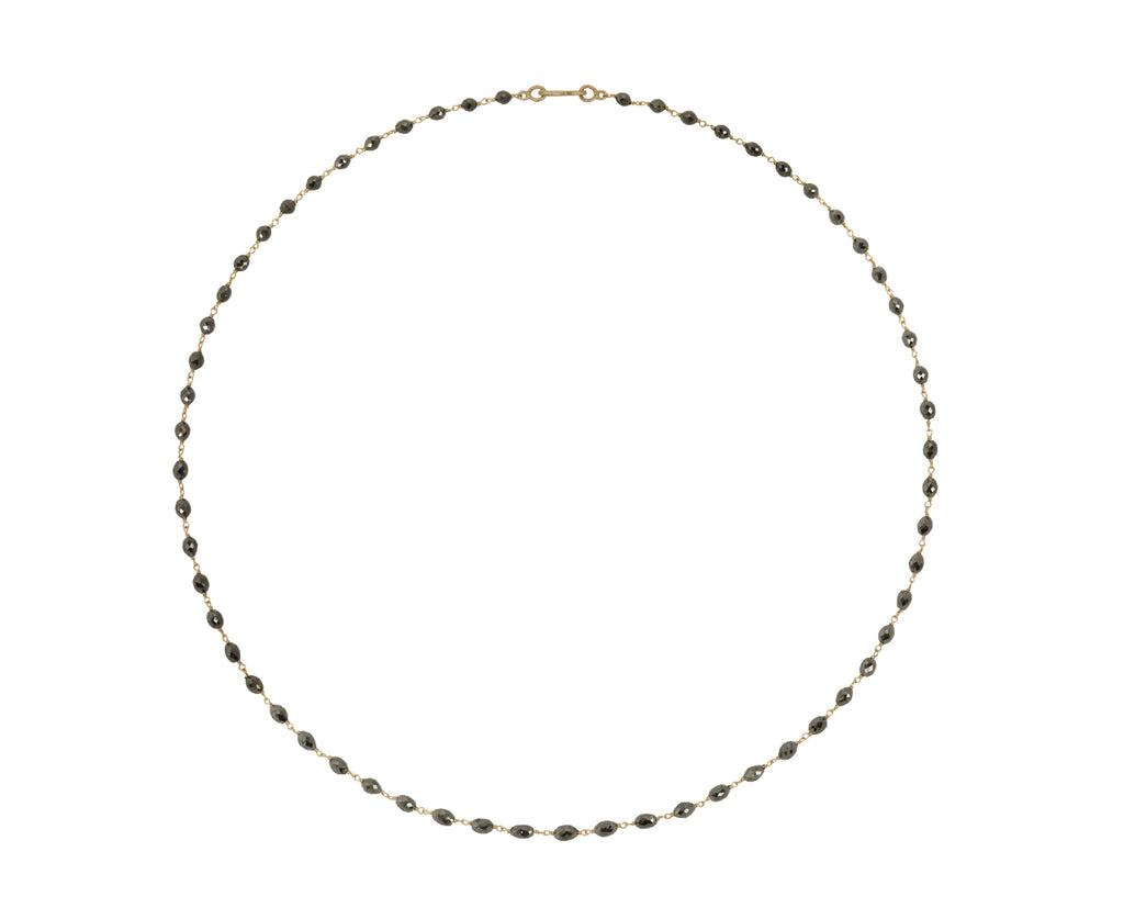 Black Diamond Rosary S Micro Necklace