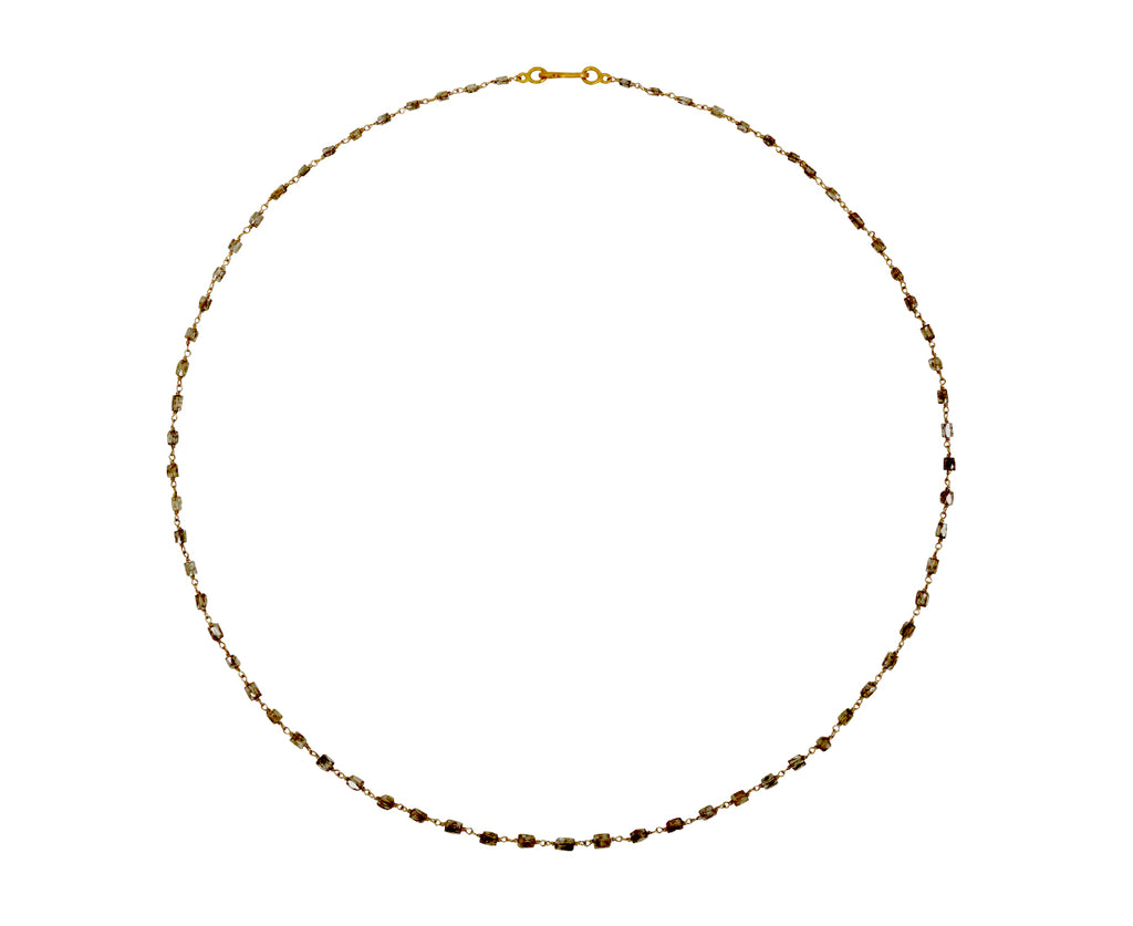 rosay s micro nk clasp yg 19k mixed link wg 18k whit cube degrade champagne dmds ct 9.20 - TWISTonline 