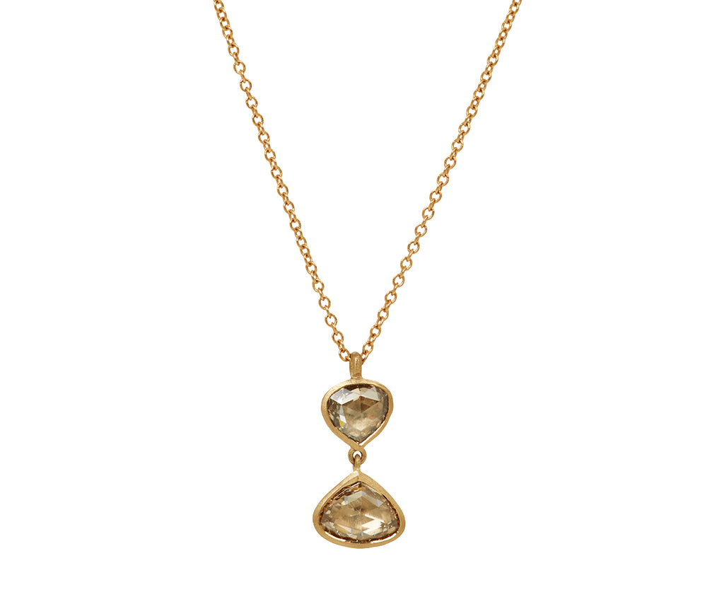 Champagne Diamond Double Gwyneth Necklace