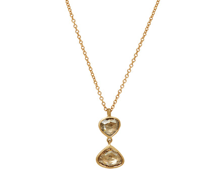 Champagne Diamond Double Gwyneth Necklace
