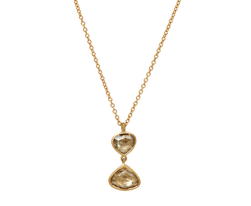 Champagne Diamond Double Gwyneth Necklace