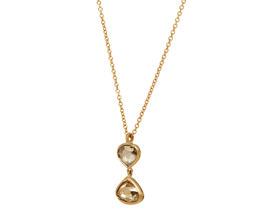 Champagne Diamond Double Gwyneth Necklace