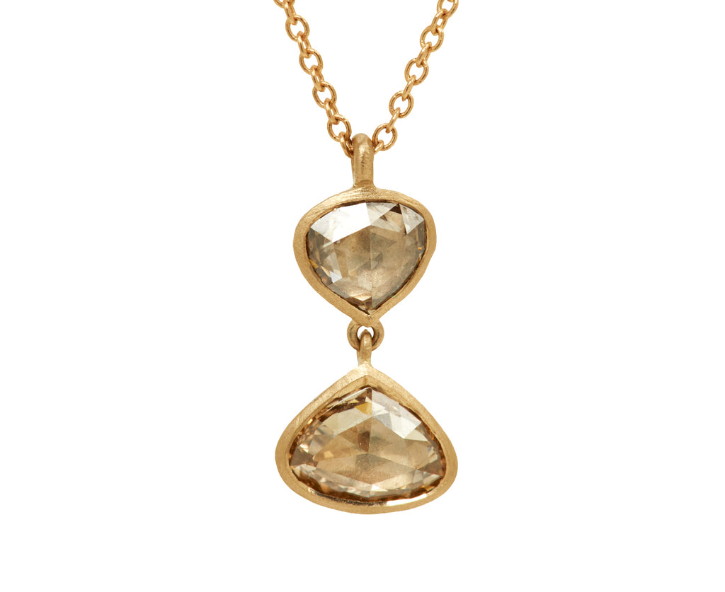 Champagne Diamond Double Gwyneth Necklace