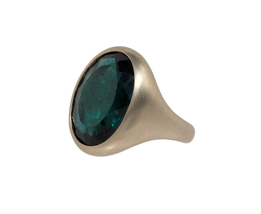 Indicolite Tourmaline Aghia Ring - TWISTonline 