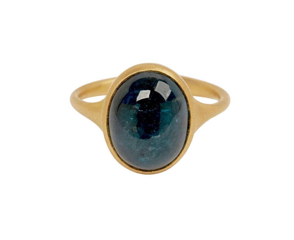 isla ring yg 18k blu apatite ct 7.09 - TWISTonline 