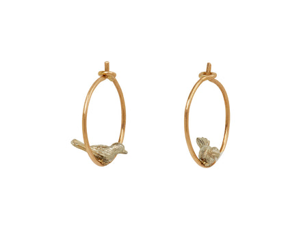 zoe uccellini er rg 18k silver - TWISTonline 