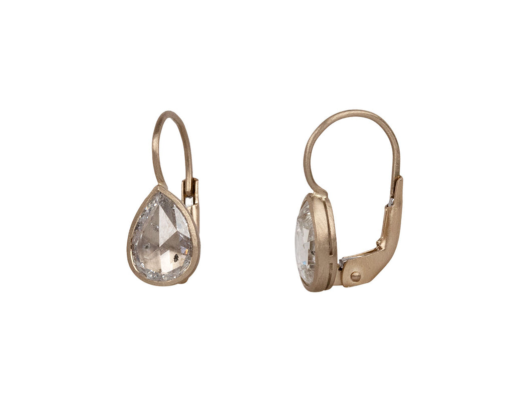 Anaconda White Diamond Gwyneth Earrings Side View