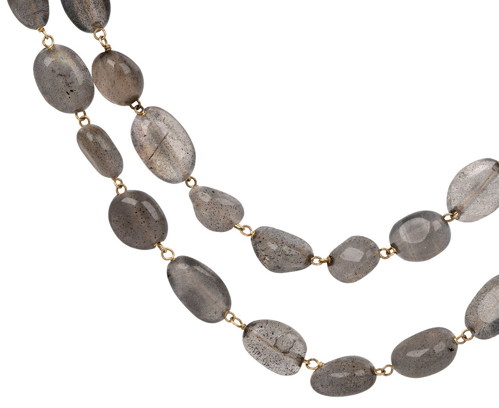 Gray Labradorite Rosary S Paulette Necklace