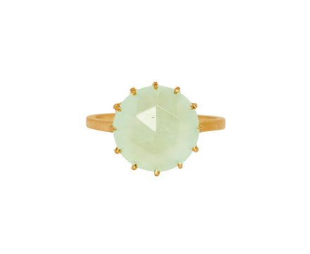Prehnite Millegriffe Ring