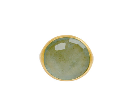 Aquamarine Simple Ring