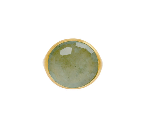 Aquamarine Simple Ring