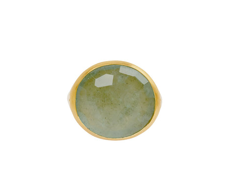 Aquamarine Simple Ring