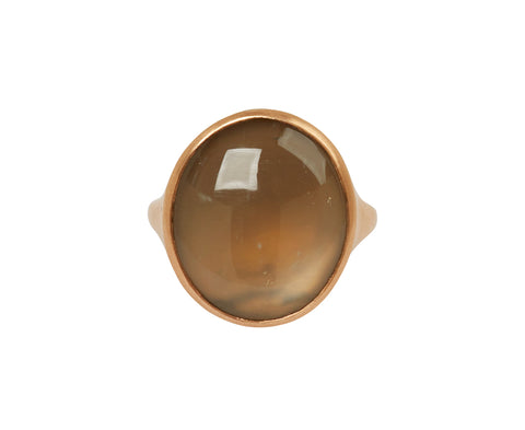 Light Oval Moonstone Ring - TWISTonline 