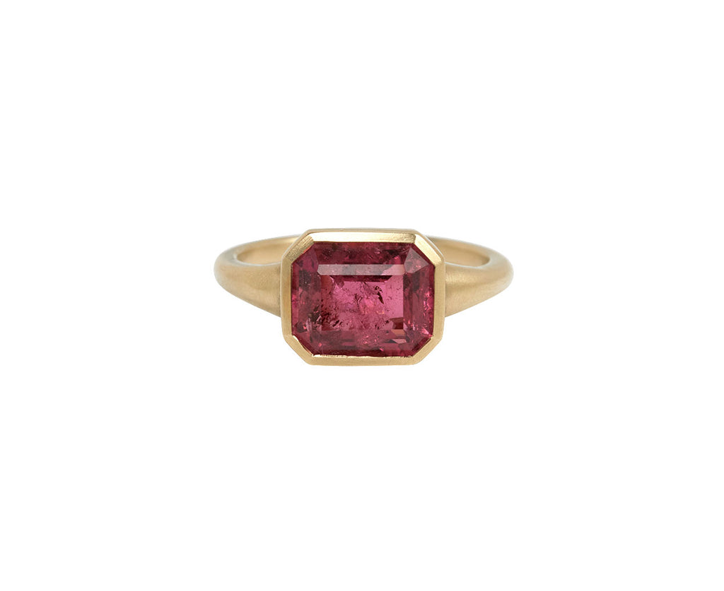 Rose Tourmaline Paulette Ring