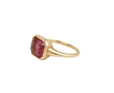 Rose Tourmaline Paulette Ring