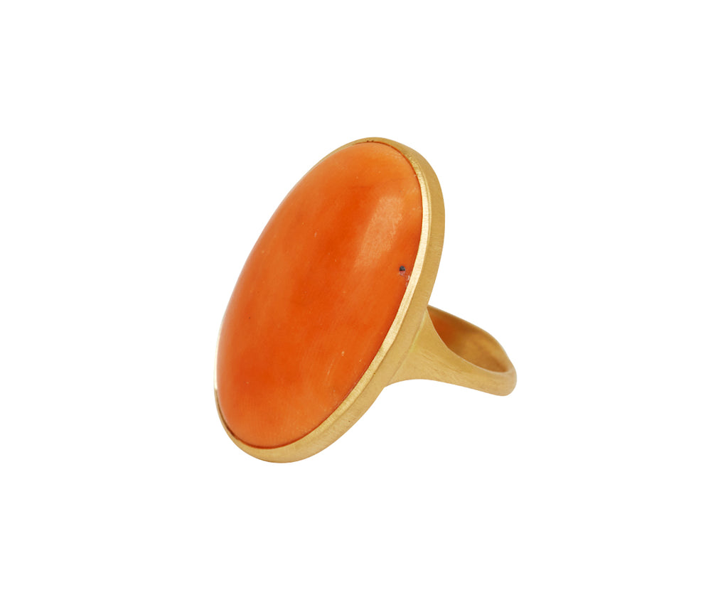 Mediterranean Coral Isla Ring