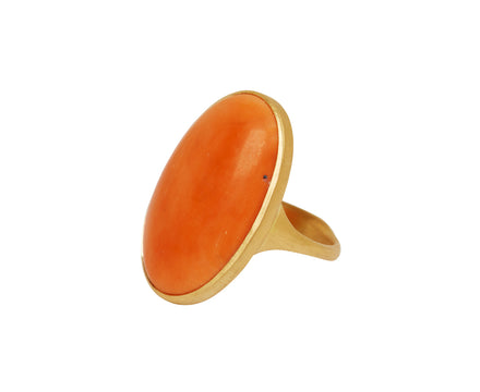 Mediterranean Coral Isla Ring