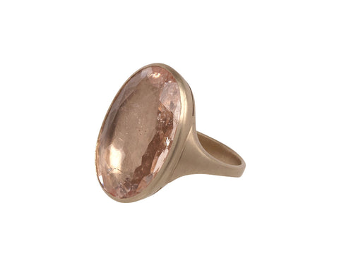 Anaconda Morganite Gregory Ring Side View