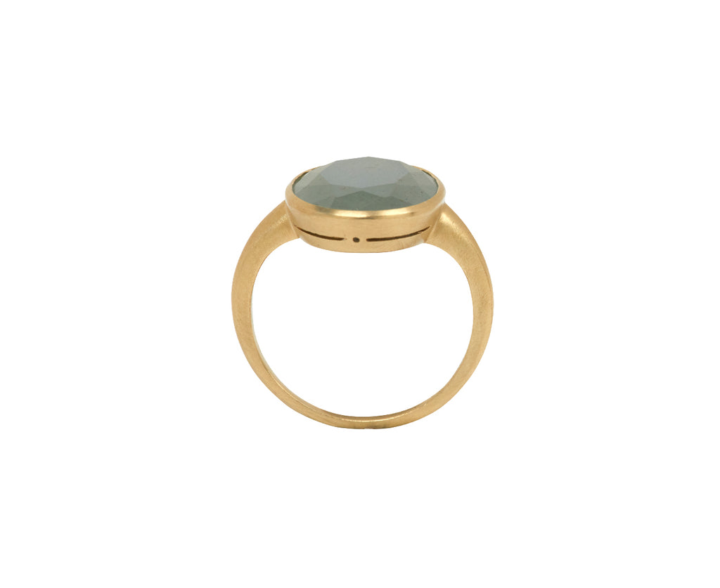 Aquamarine Beauty Alone Ring