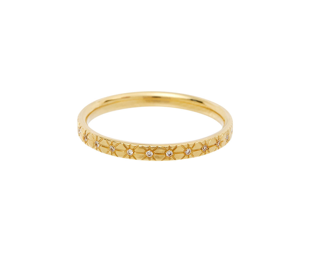 Engraved Star Band