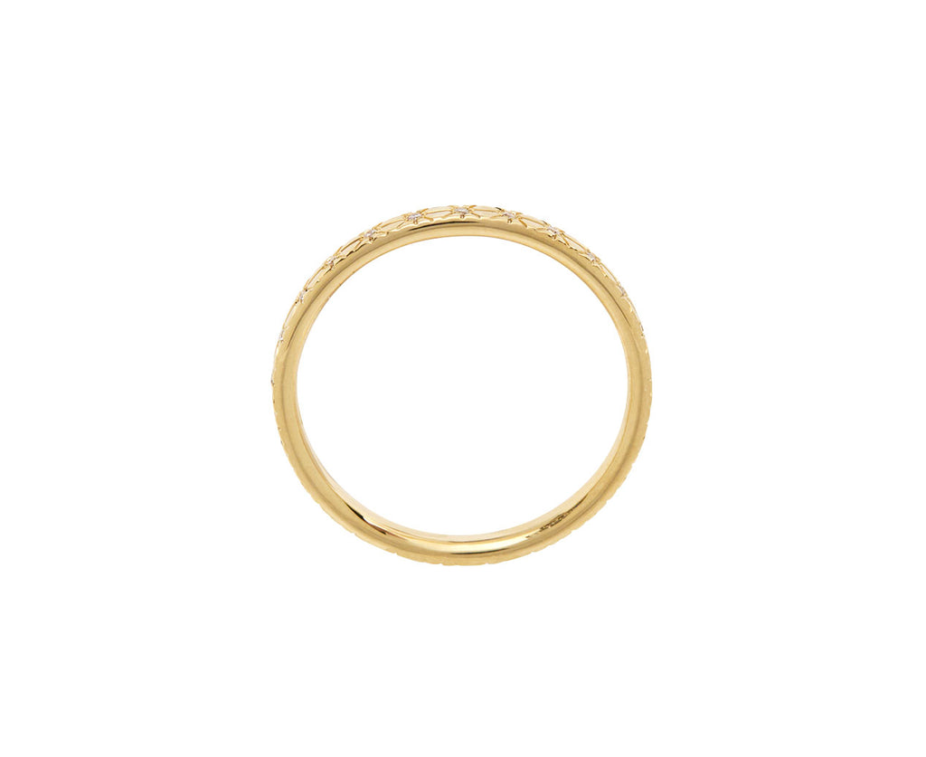 Engraved Star Band