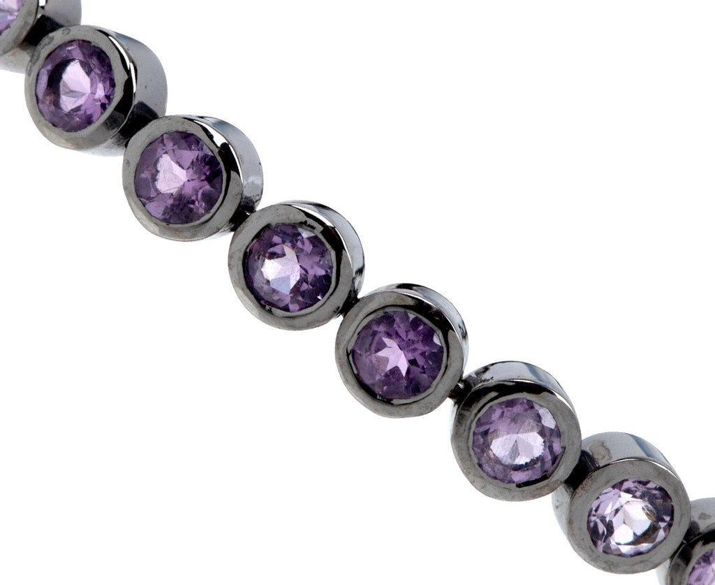 Nak Armstrong Nakard Rose of France Dot Tennis Bracelet - Closeup