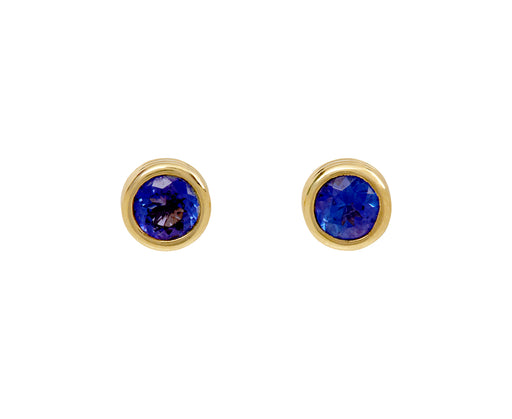 Tanzanite Grotto Stud Earrings