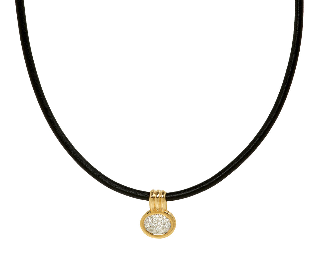 Mini Pavé Diamond Scuba Necklace