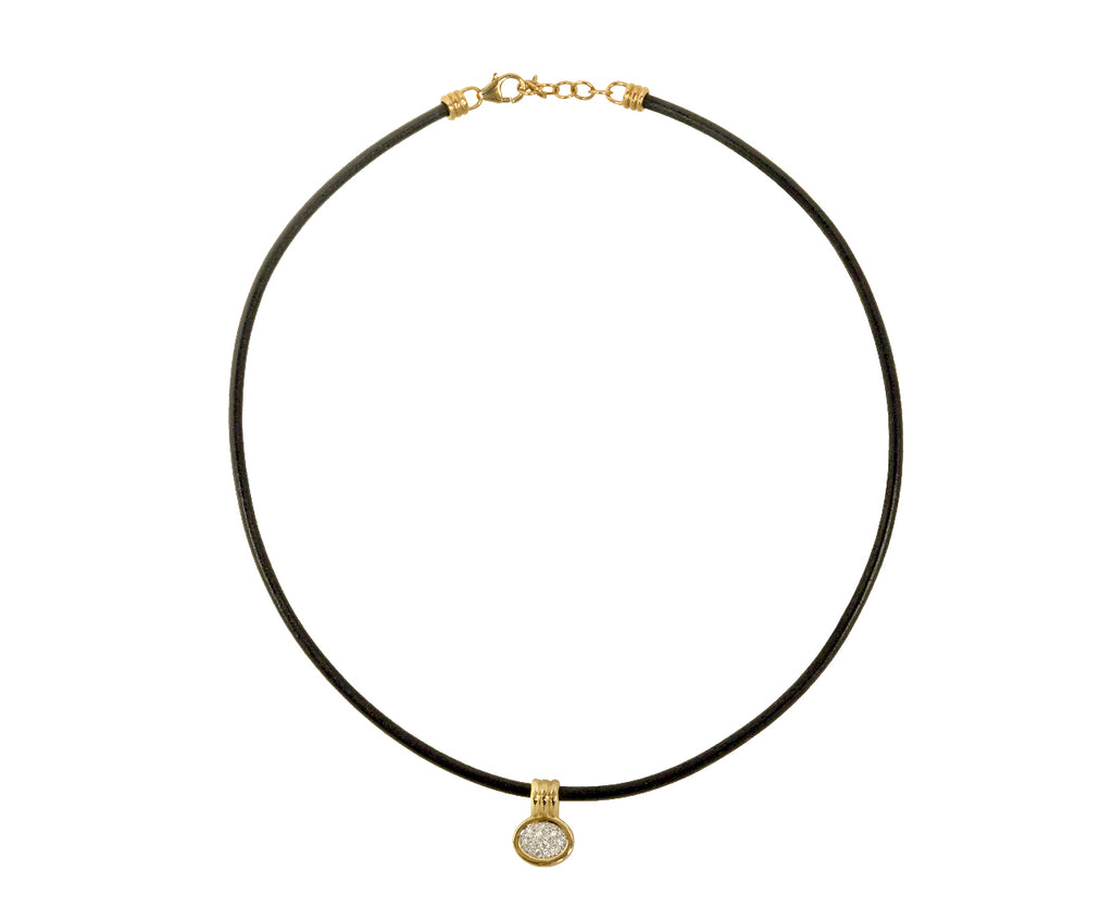 Mini Pavé Diamond Scuba Necklace