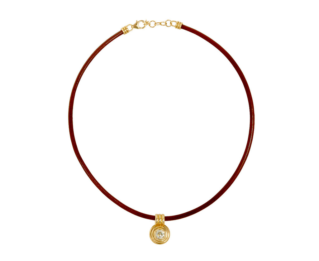 Diamond Ripple Choker Necklace