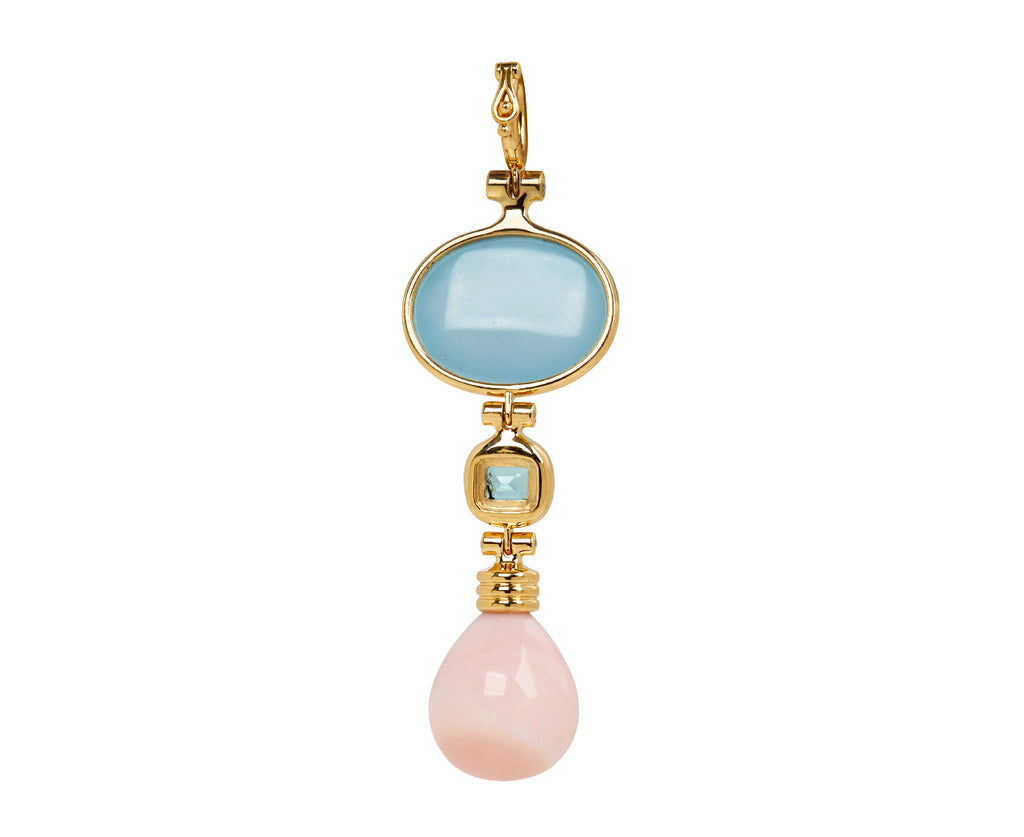 Aquamarine, Tourmaline and Opal Porto Pendant ONLY