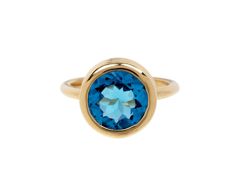 Blue Topaz Grotto Ring