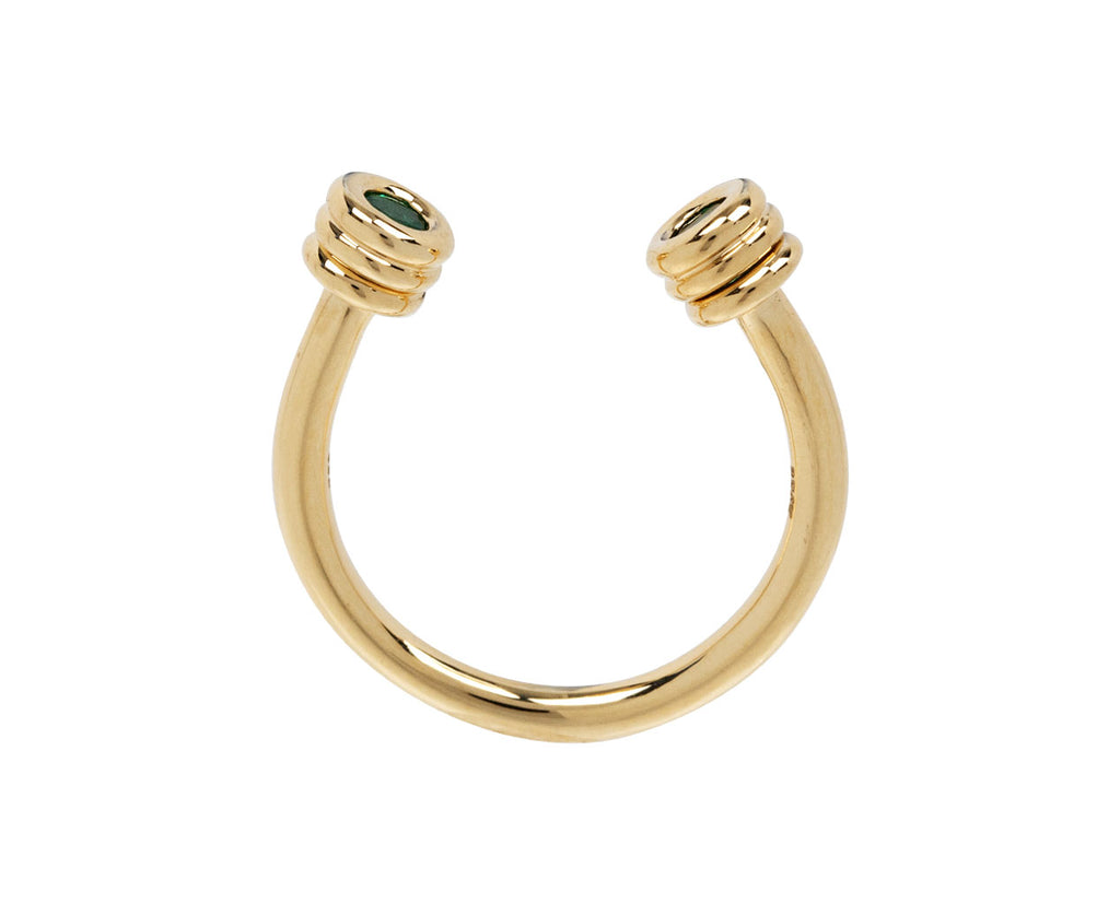 Emerald Open Grotto Ring
